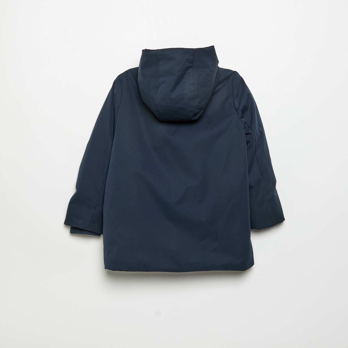 Lined hooded parka BLUE