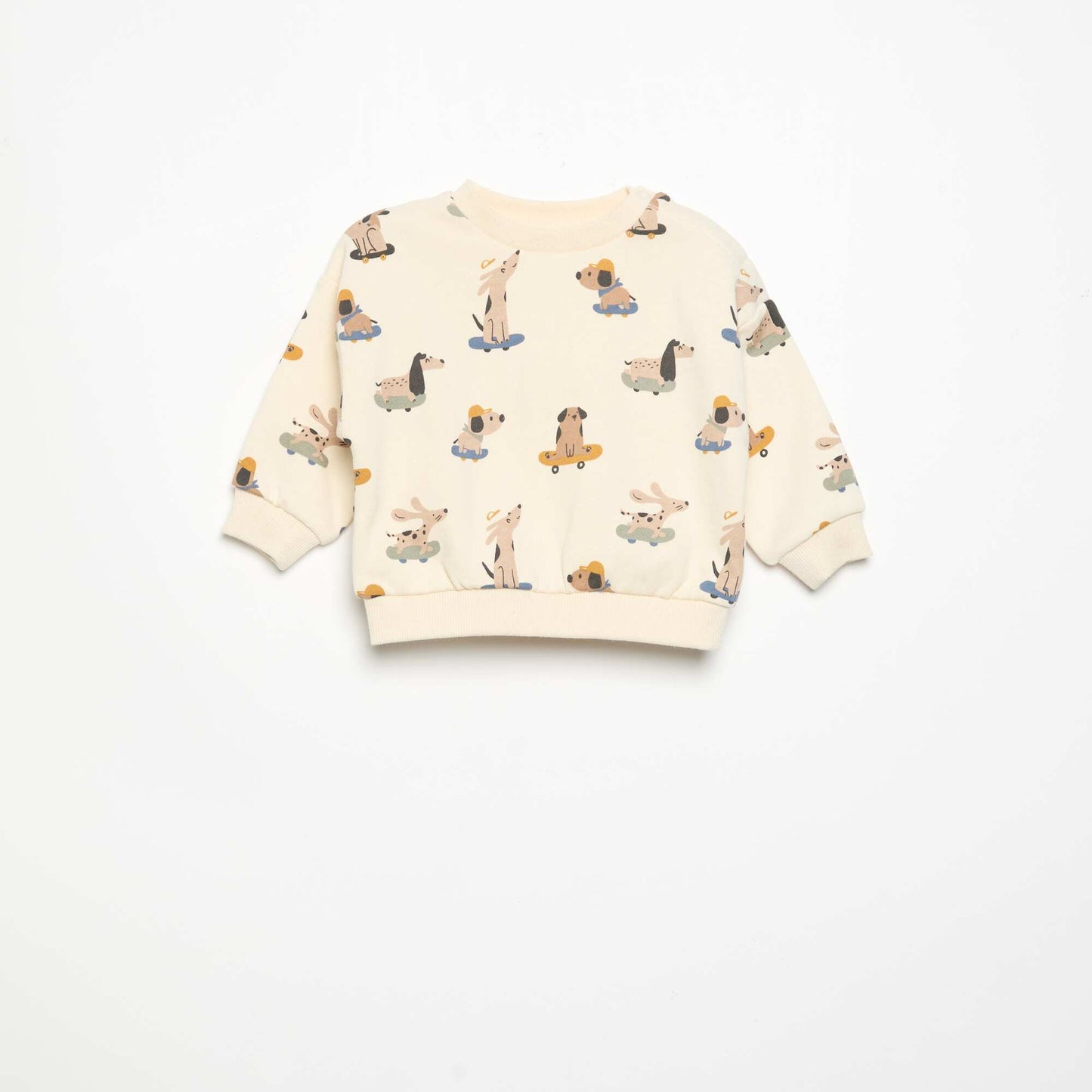 2-piece Set - Sweatshirt + Jogging Bottoms WHITE