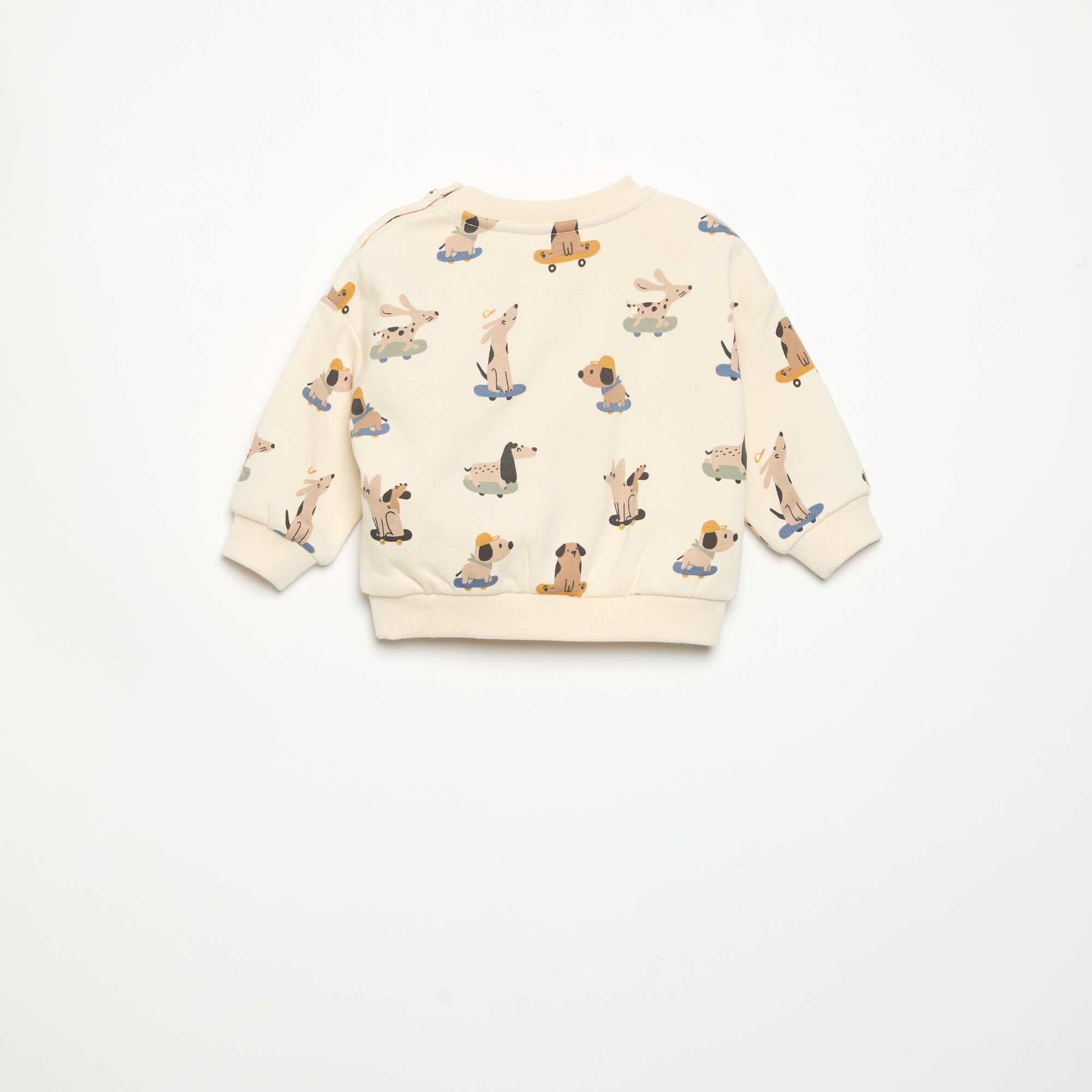 2-piece Set - Sweatshirt + Jogging Bottoms WHITE