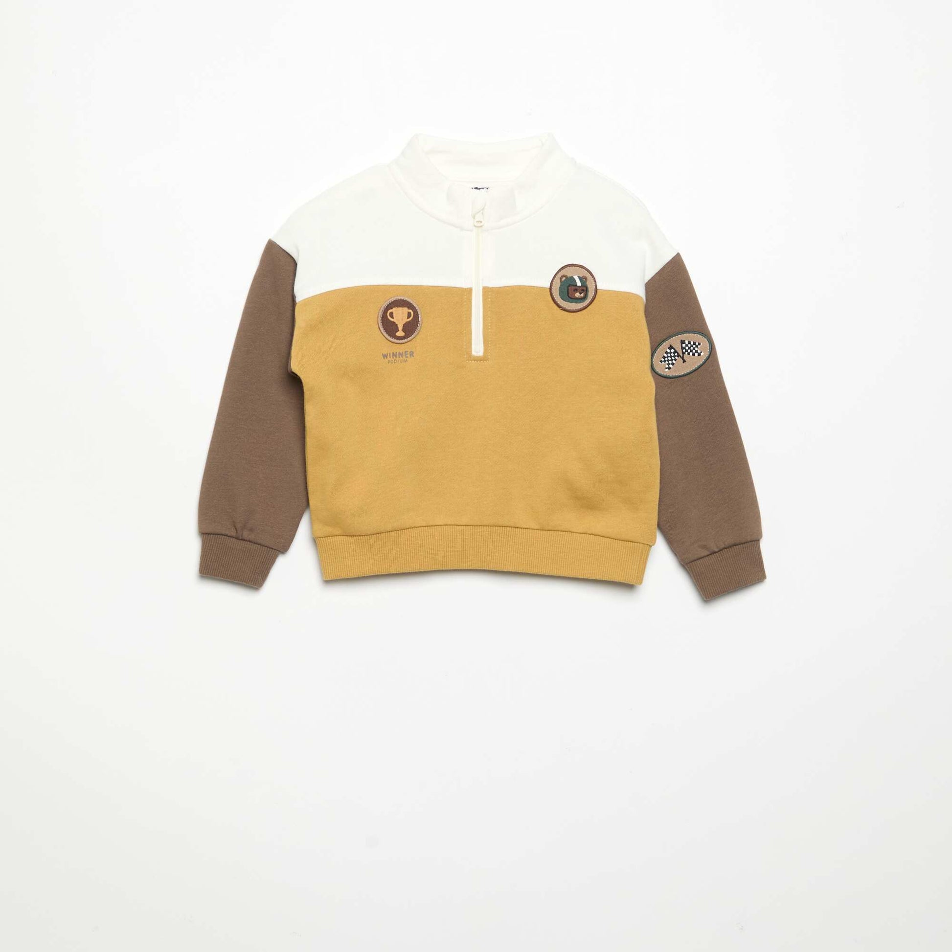Sweatshirt and Jogging Bottoms Set YELLOW