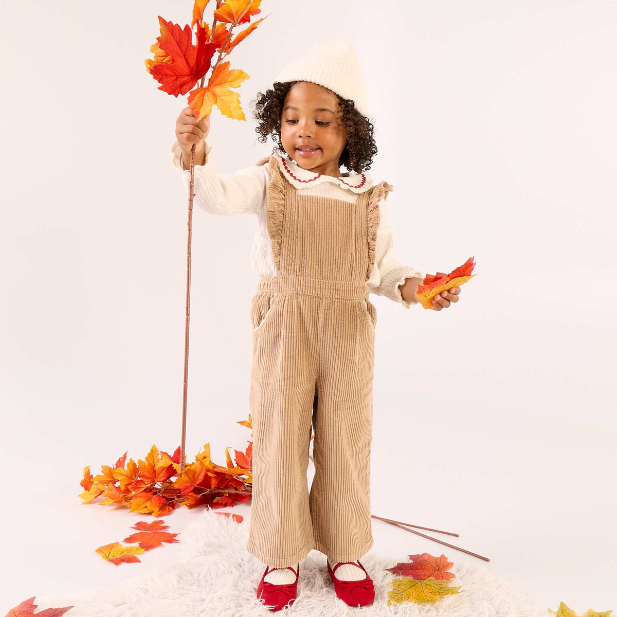 Long-sleeved T-shirt with Peter Pan collar WHITE