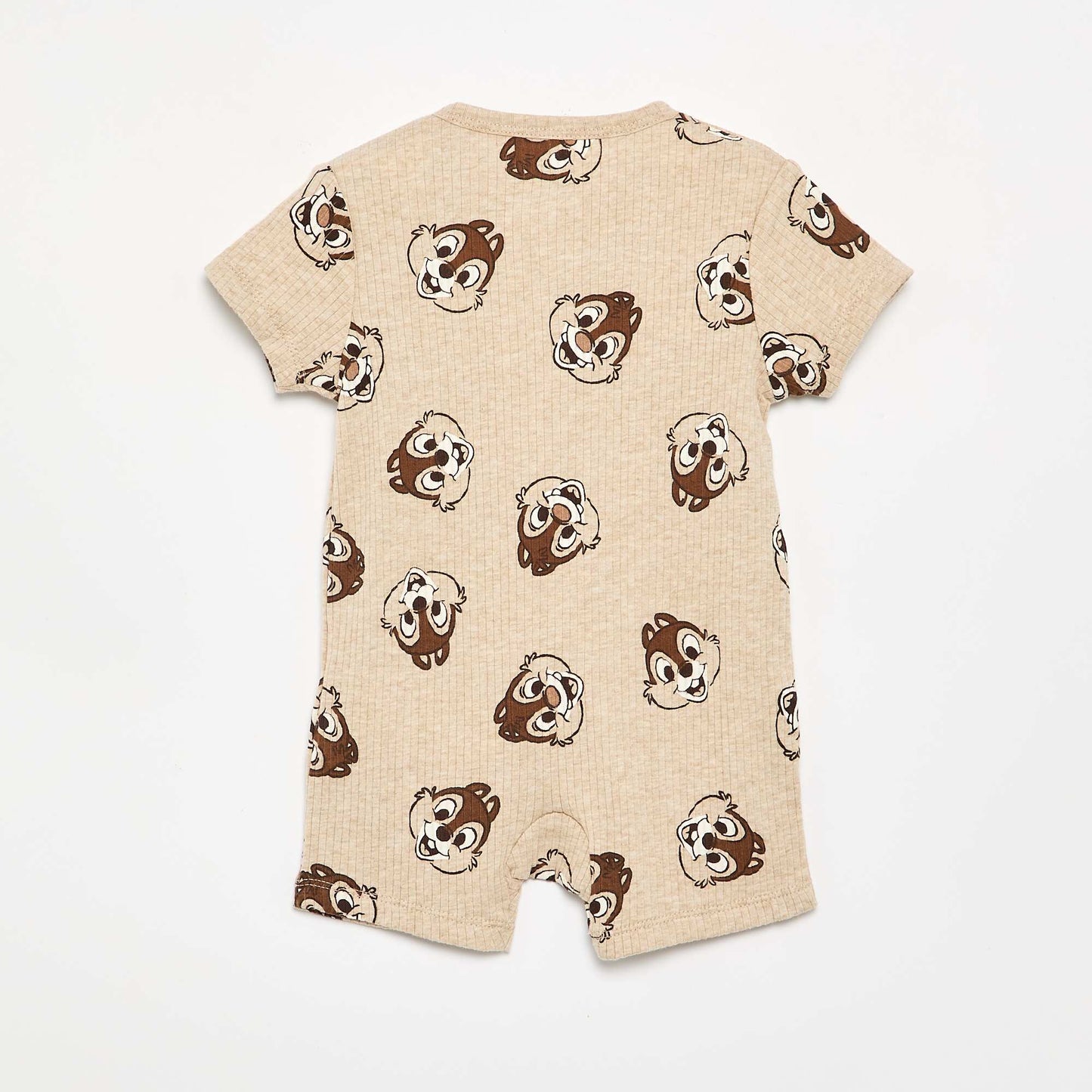 Short-sleeved sleepsuit BEIGE
