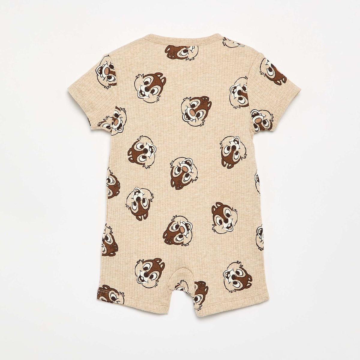 Short-sleeved sleepsuit BEIGE