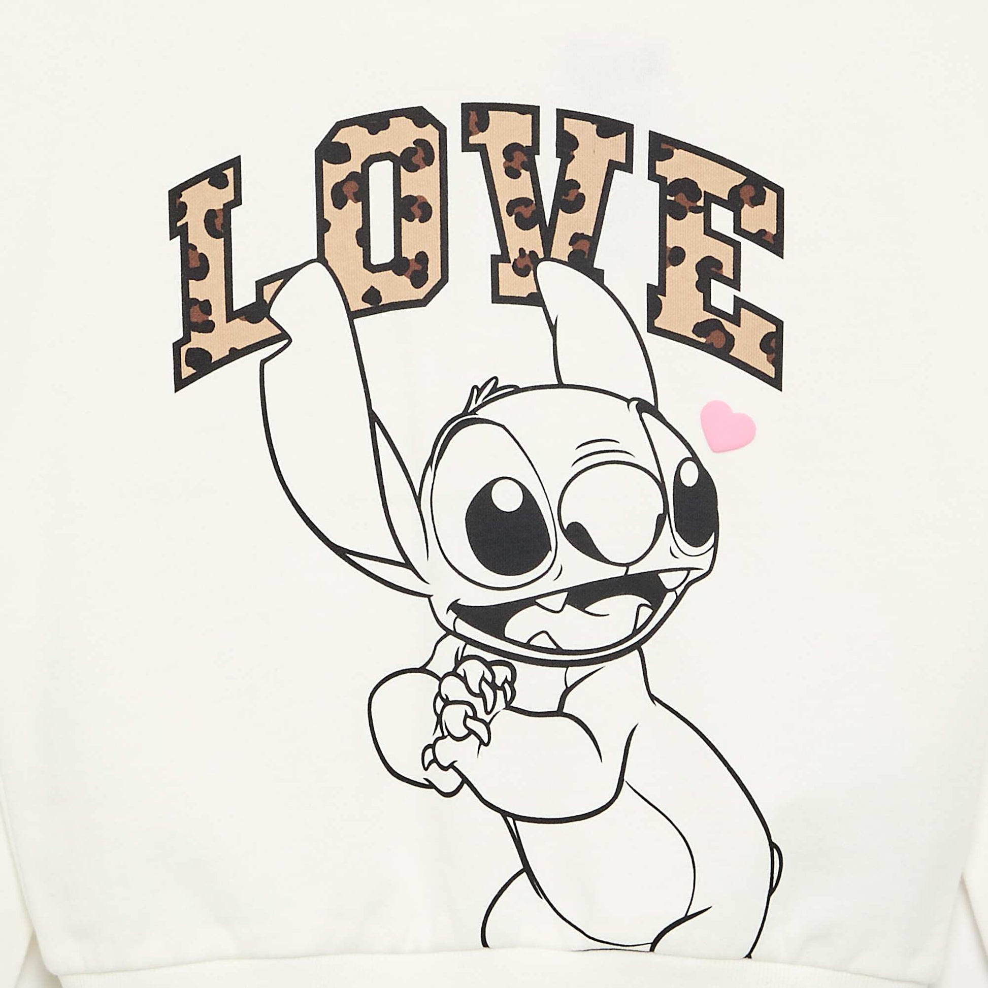 Disney 'Stitch' Hooded Sweatshirt WHITE