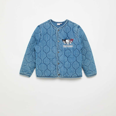 'Hello Kitty' Denim Jacket BLUE