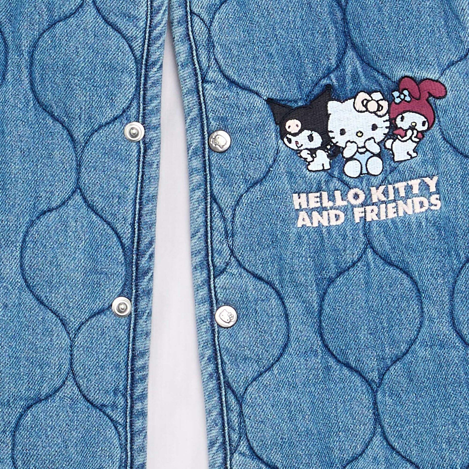 'Hello Kitty' Denim Jacket BLUE