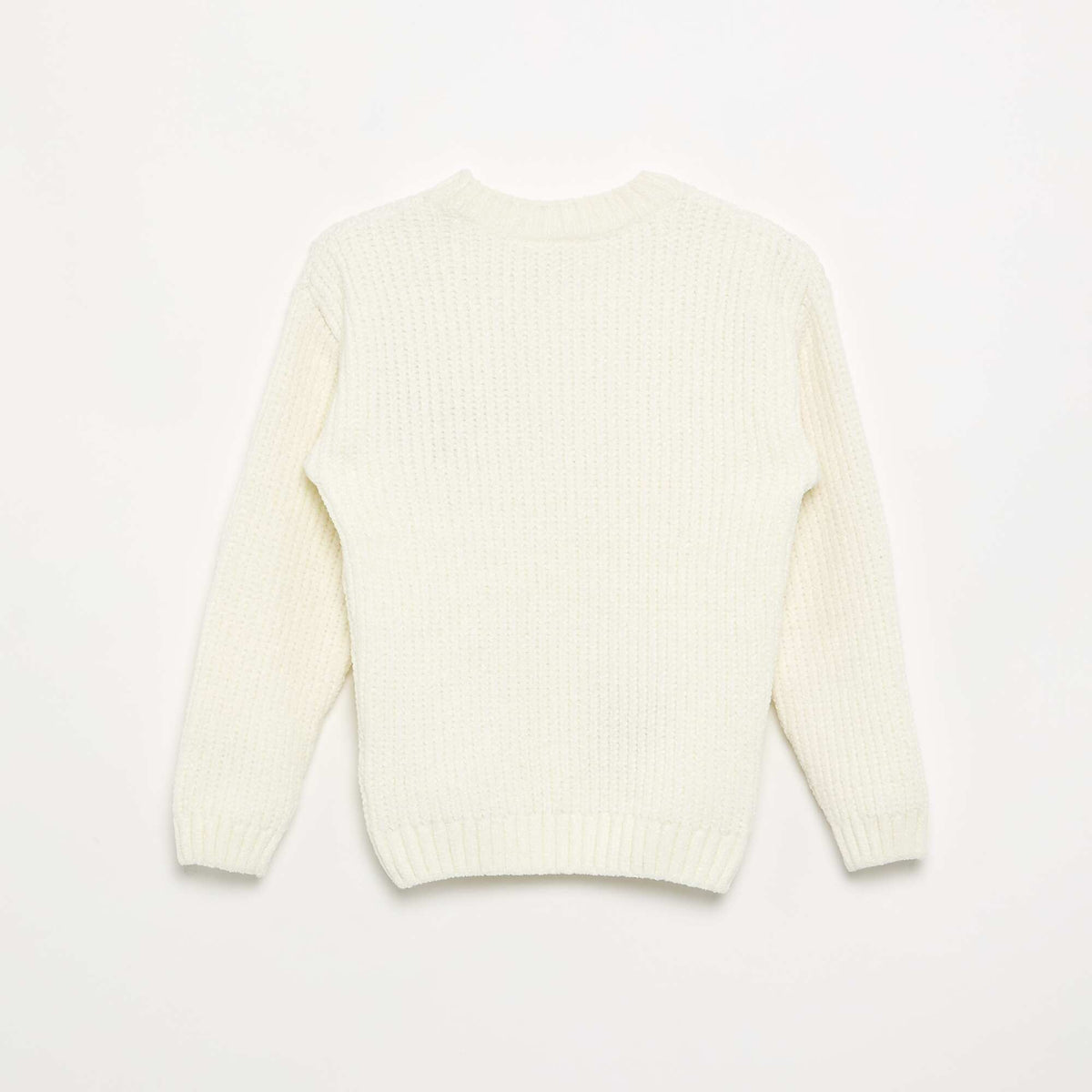 'Hello Kitty' Long-Sleeved Sweater WHITE