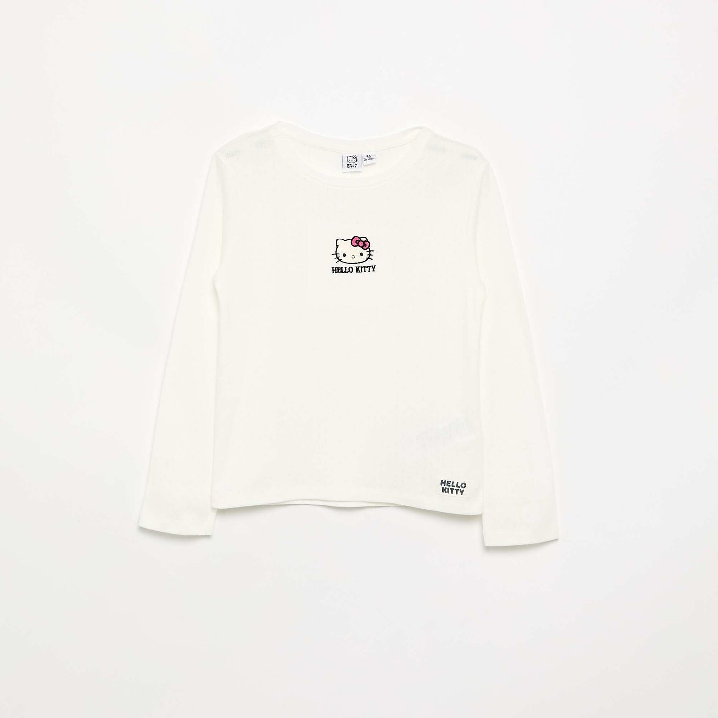 Long-sleeved 'Hello Kitty' T-shirt WHITE