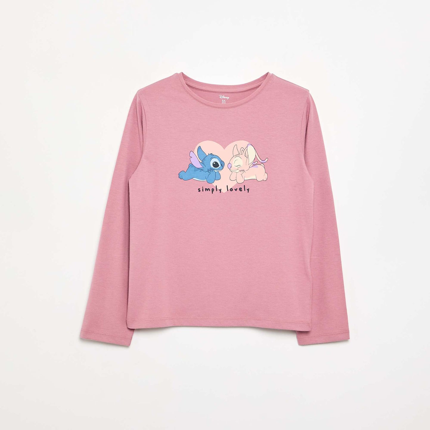 3-Pack 'Stitch' & 'Angel' T-Shirts PINK