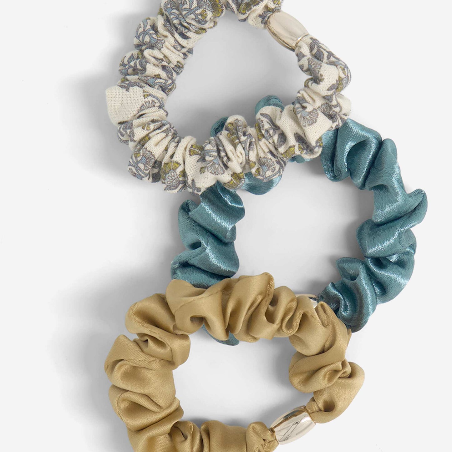 Set of 3 Scrunchies BLUE
