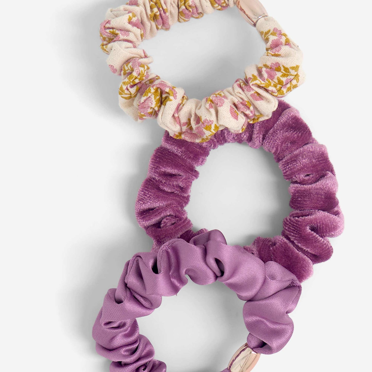 Set of 3 Scrunchies PINK