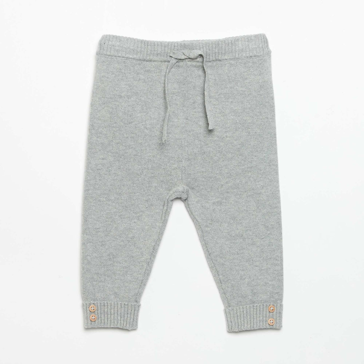 2-Pack Knitted Cotton Trousers GREY