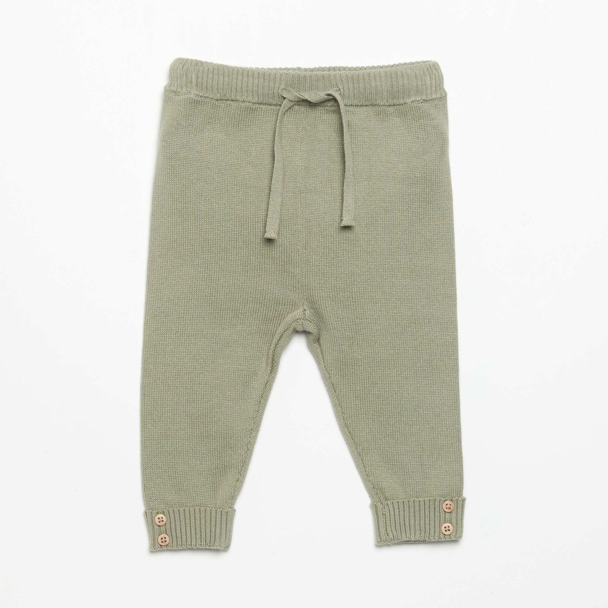 2-Pack Knitted Cotton Trousers GREY