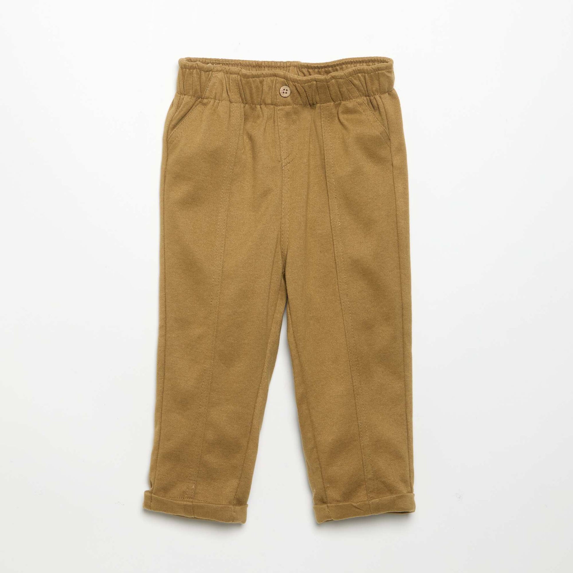 Brushed Flannel Pants GREEN