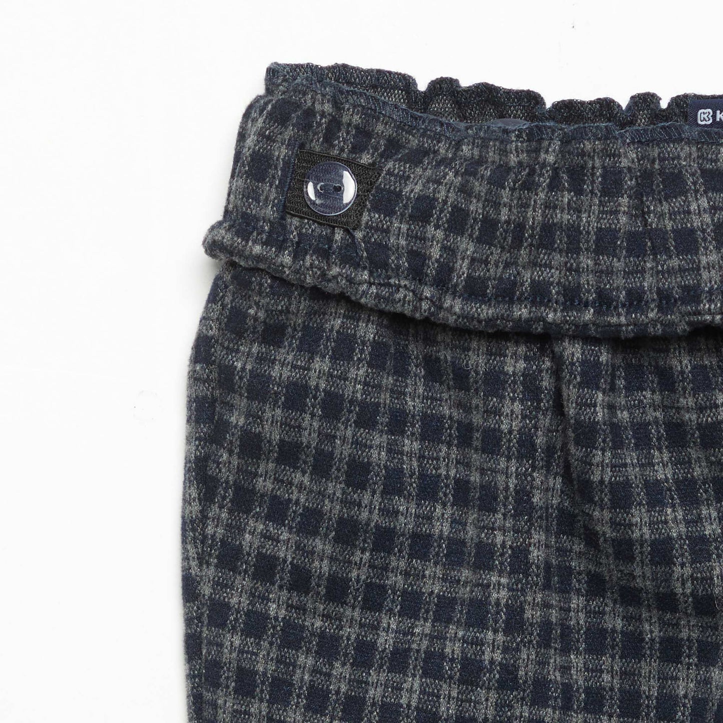 Brushed flannel trousers BLUE
