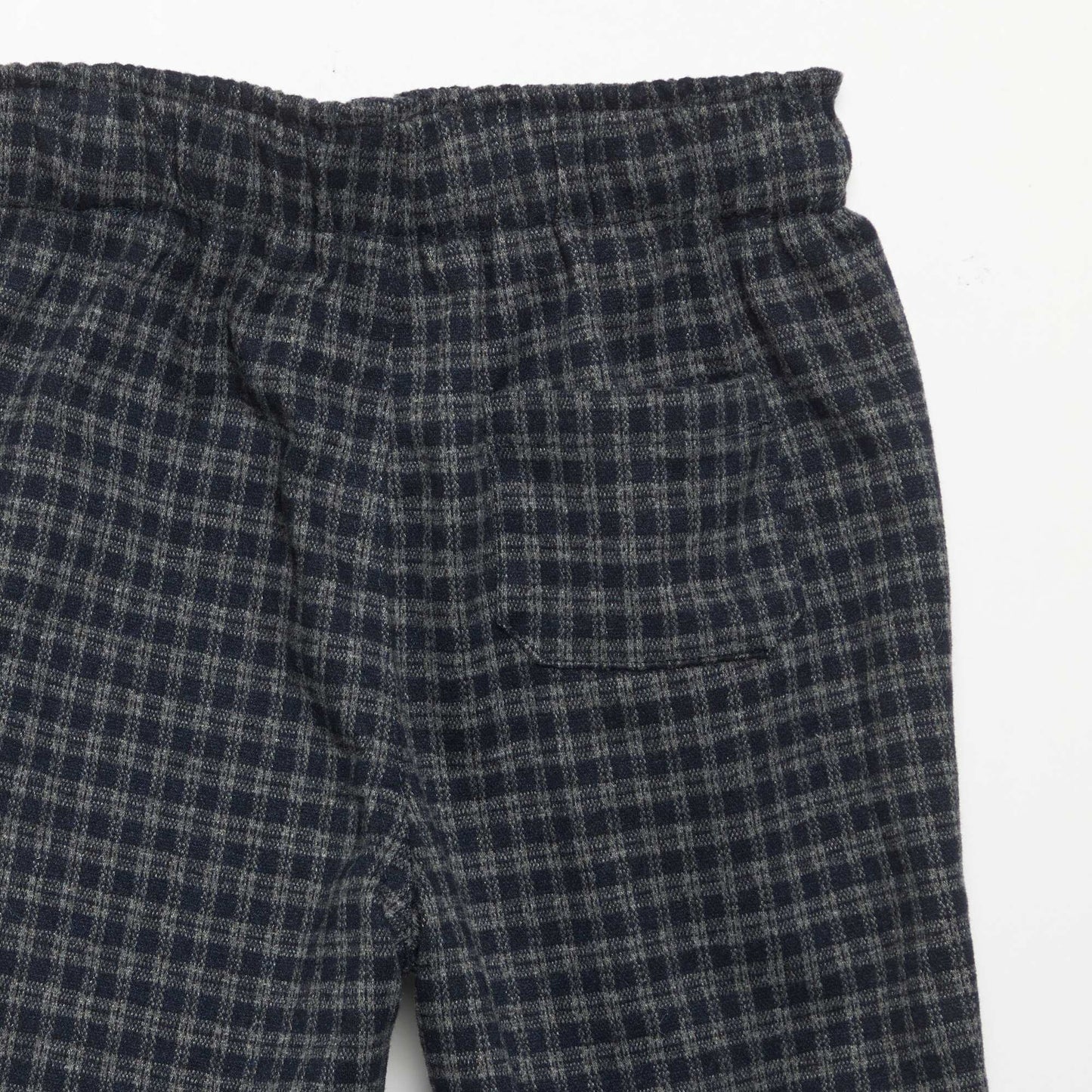 Brushed flannel trousers BLUE