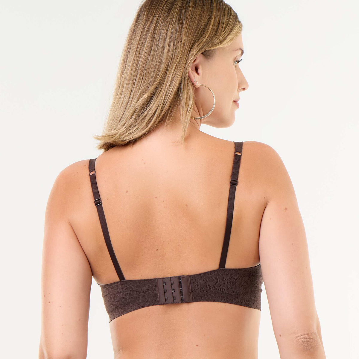 Lace bra BROWN