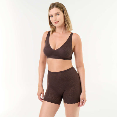 Solid Lace Shorty BROWN