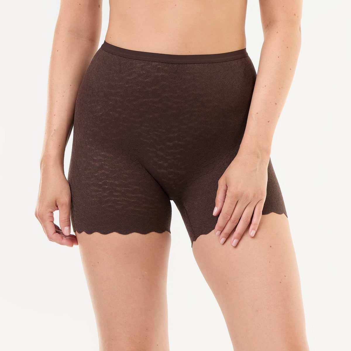 Solid Lace Shorty BROWN