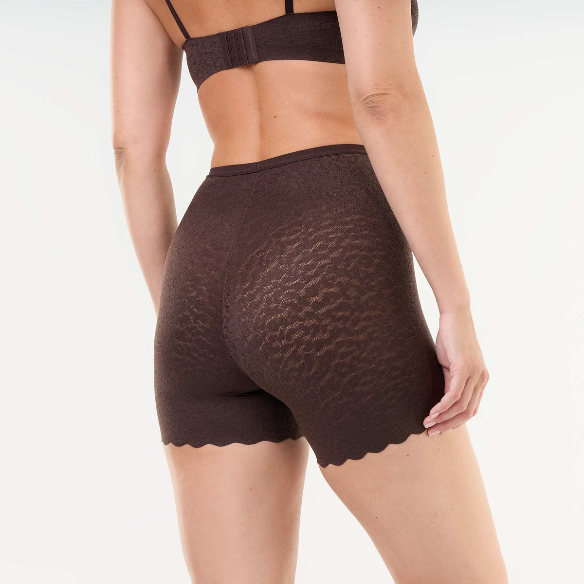Solid Lace Shorty BROWN