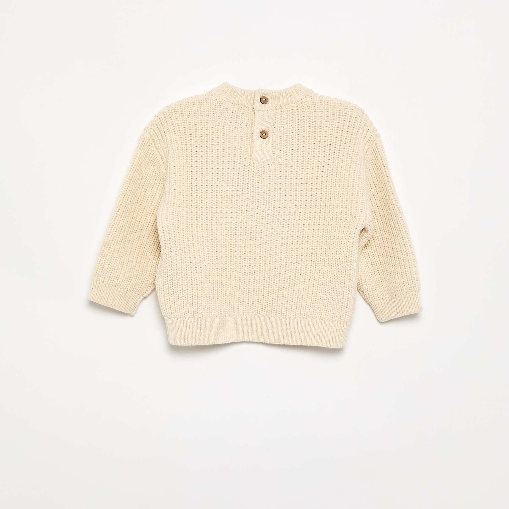 Long-sleeve sweater BEIGE