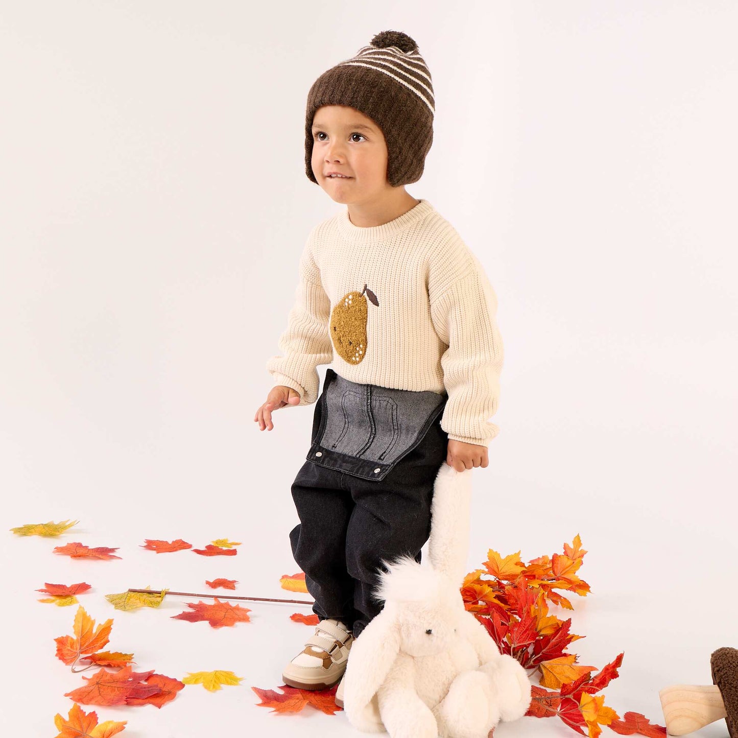 Long-sleeve sweater BEIGE