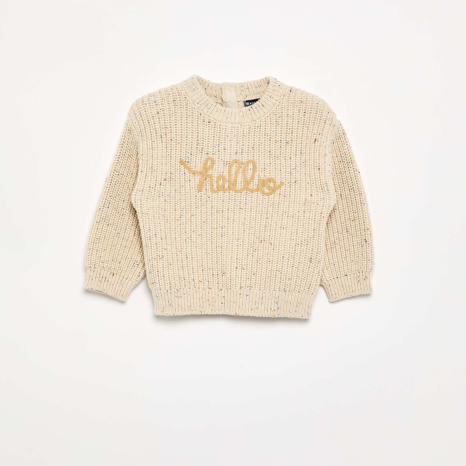 Long-sleeved sweater BEIGE