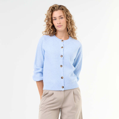 Chunky Knit Cardigan BLUE