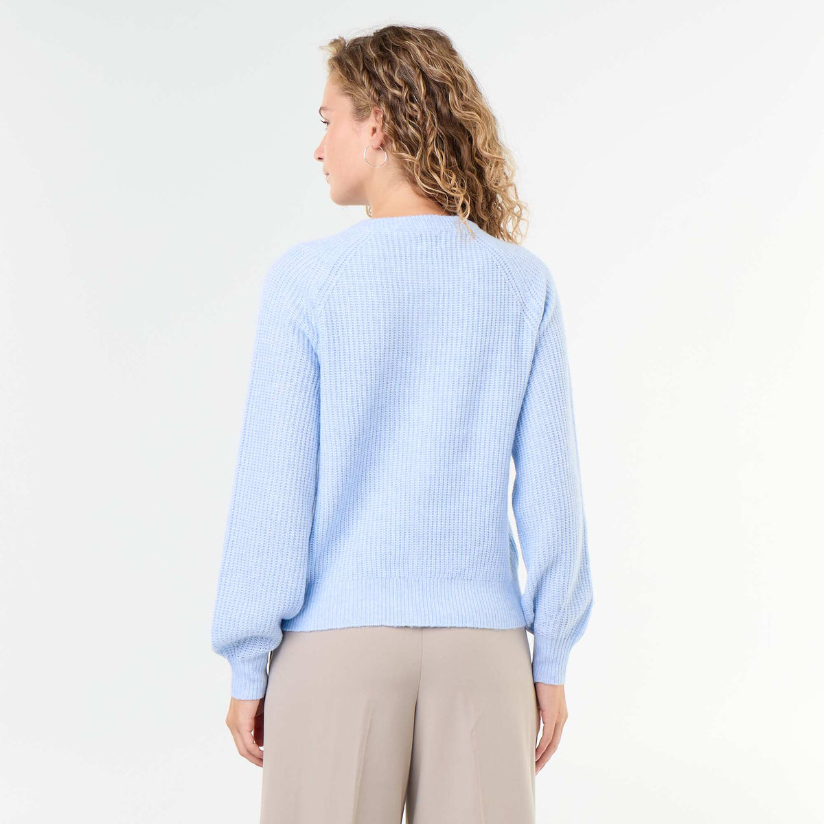 Chunky Knit Cardigan BLUE