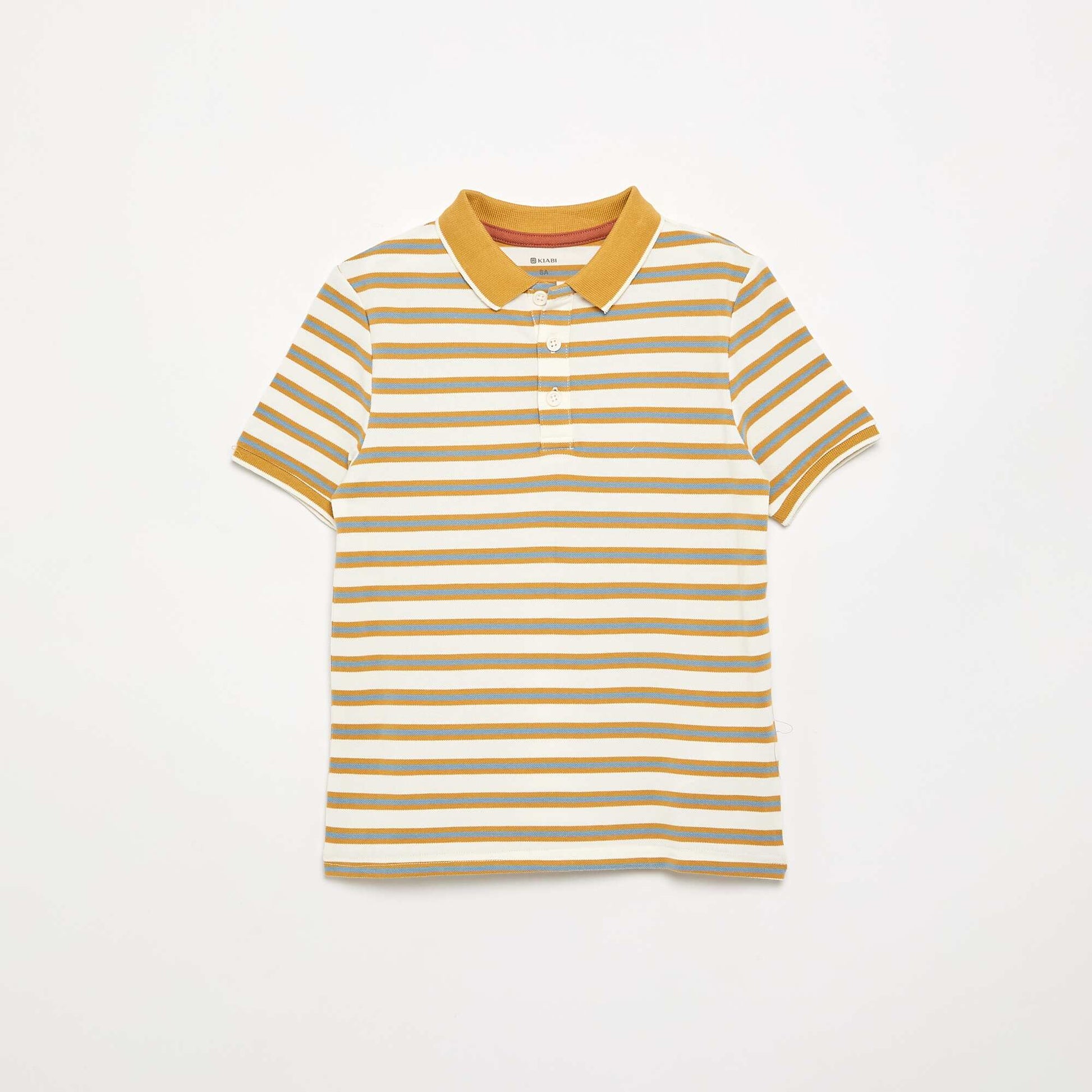 Piqué Knit Polo Shirt WHITE