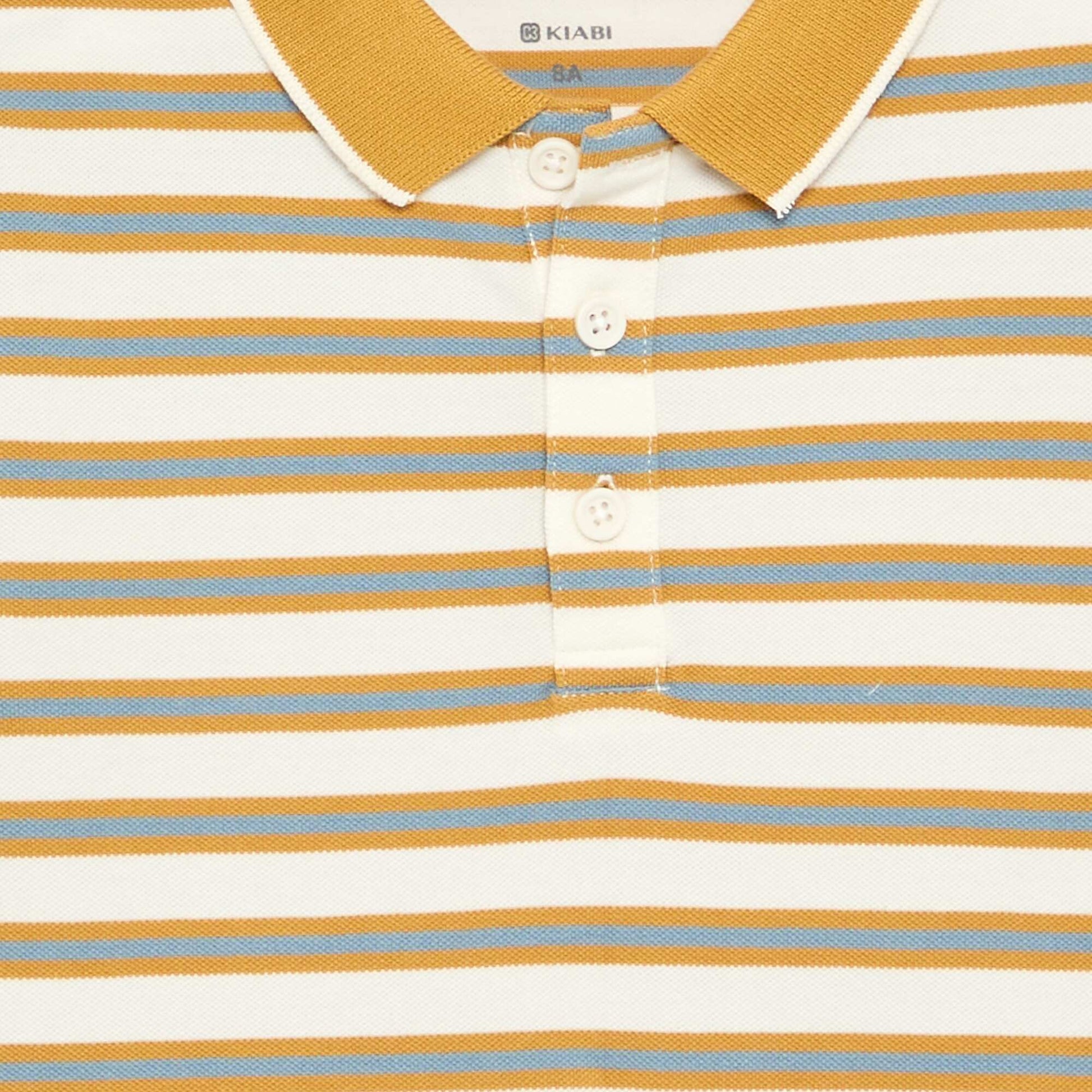 Piqué Knit Polo Shirt WHITE