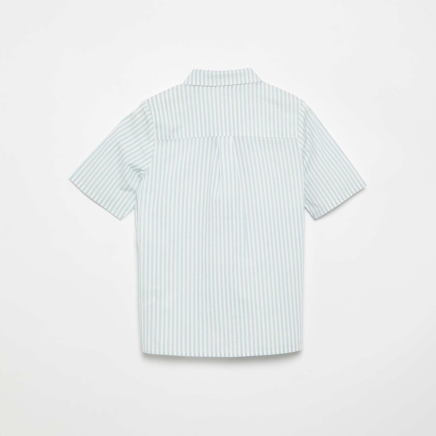 Striped Short-Sleeved Shirt BLUE
