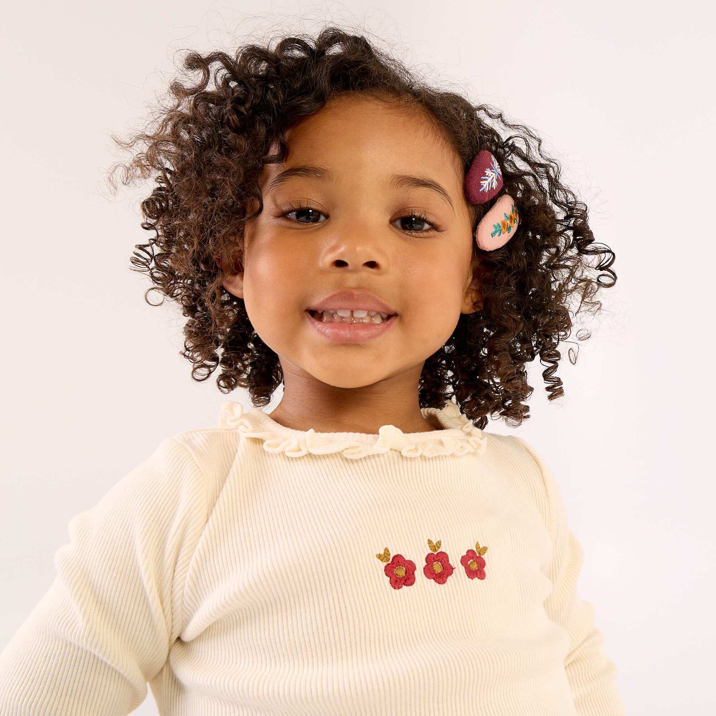 2-piece set - T-shirt + velvet trousers WHITE