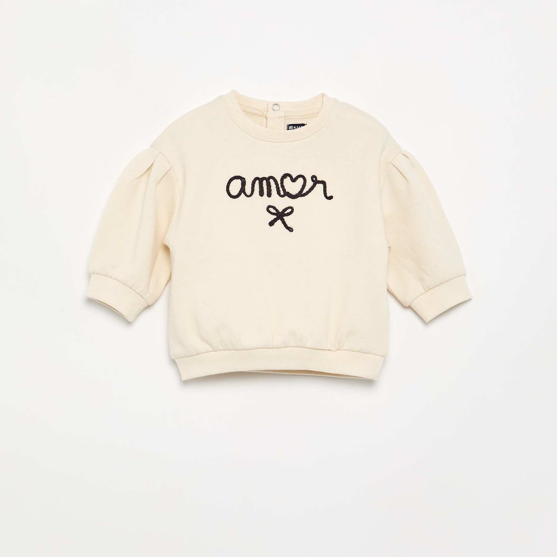 2-piece set - sweatshirt + pants BEIGE