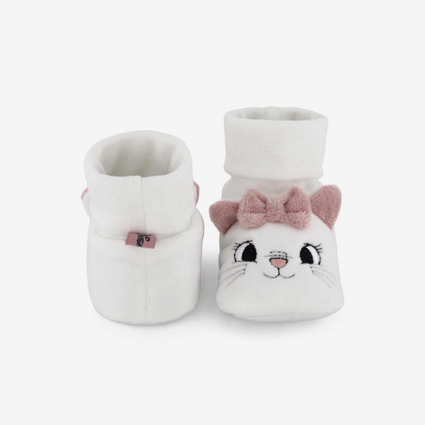'Marie' High-Top Slippers WHITE
