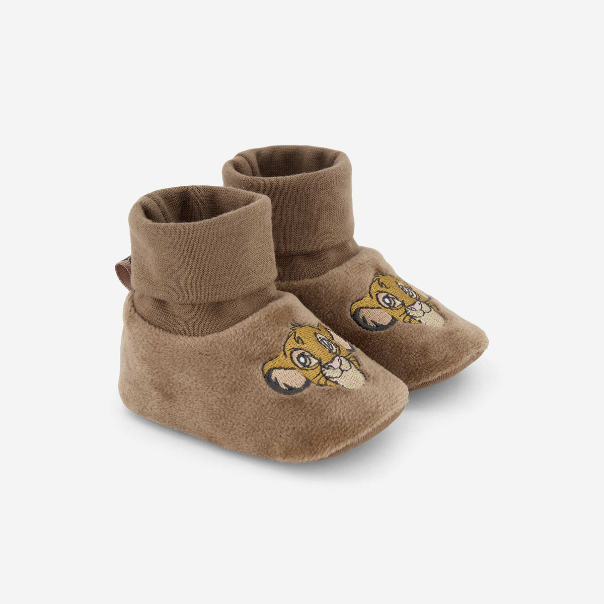 'Simba' High-Top Slippers BROWN