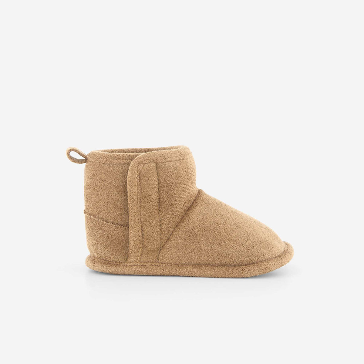 Fleece-lined boots BROWN