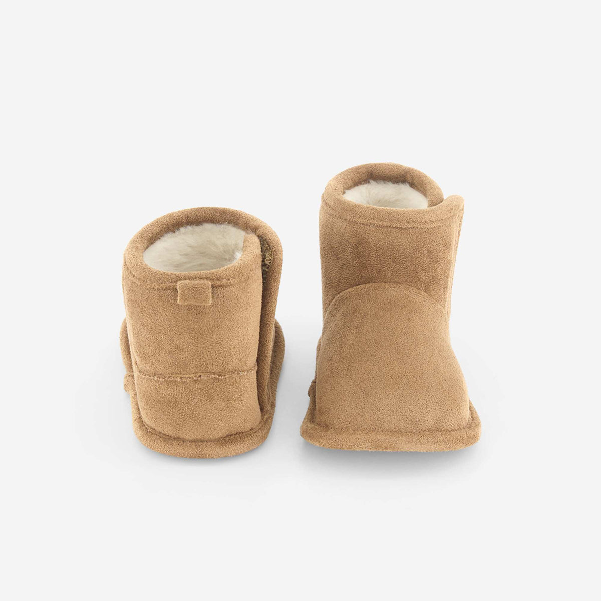 Fleece-lined boots BROWN