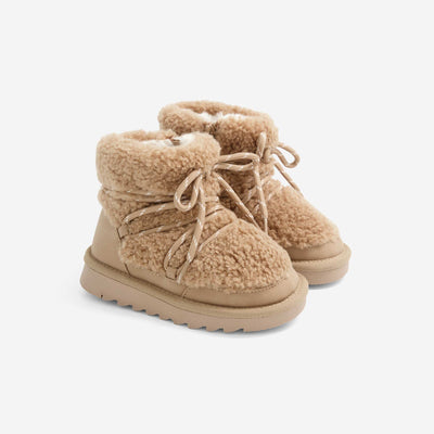 Fleece-lined Mountain Boots BROWN