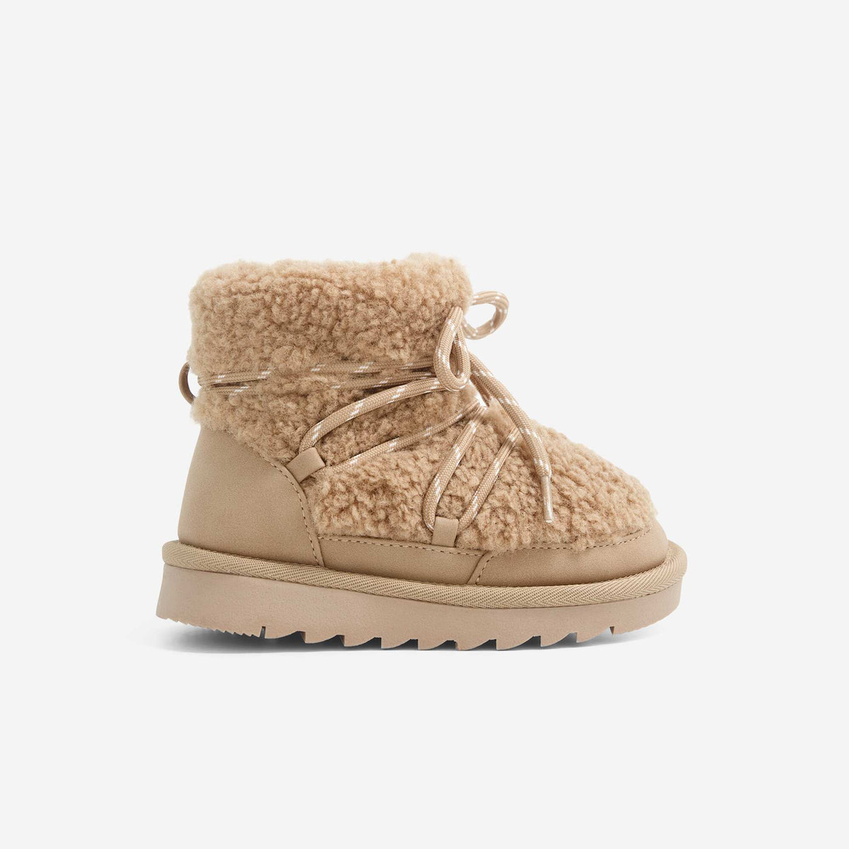 Fleece-lined Mountain Boots BROWN