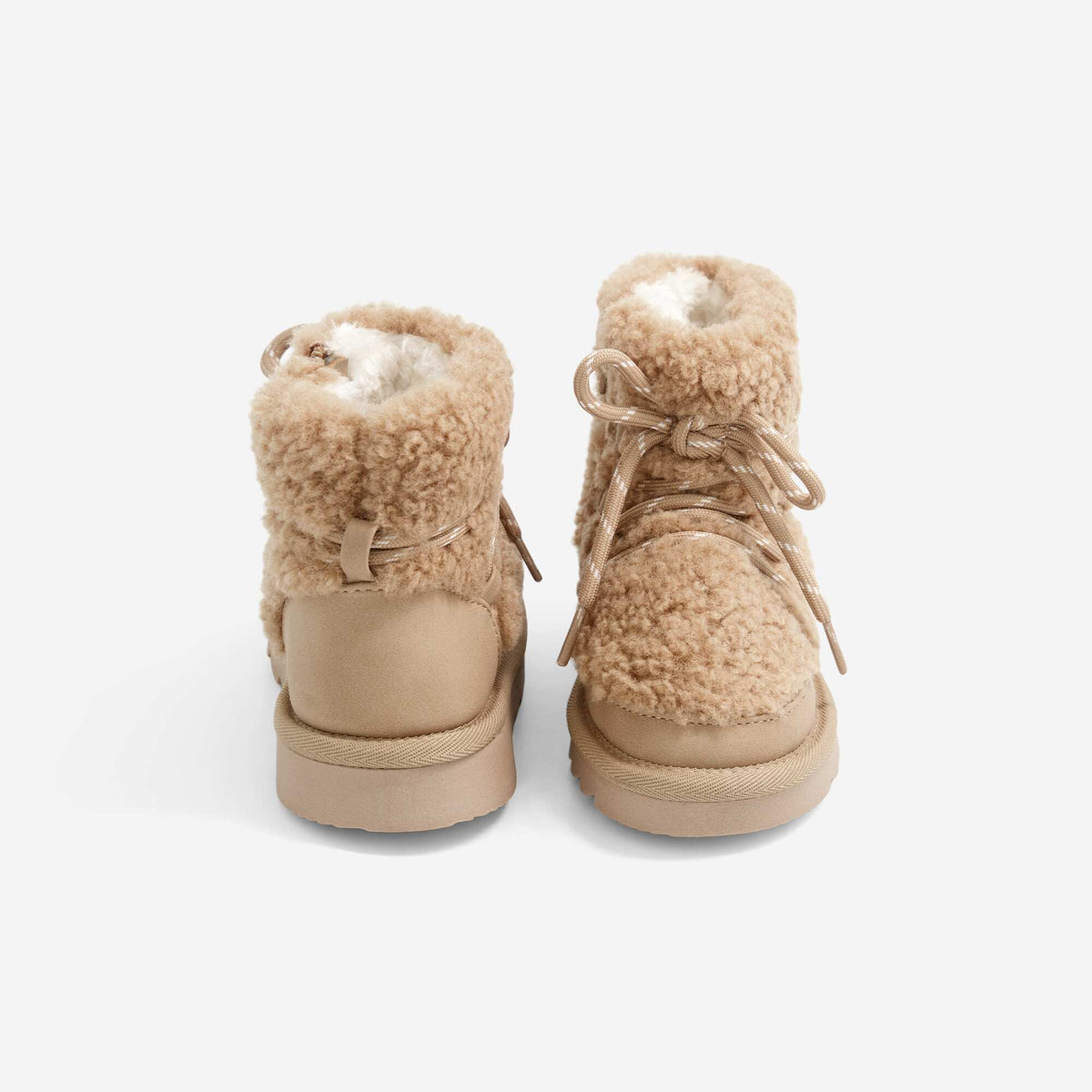 Fleece-lined Mountain Boots BROWN