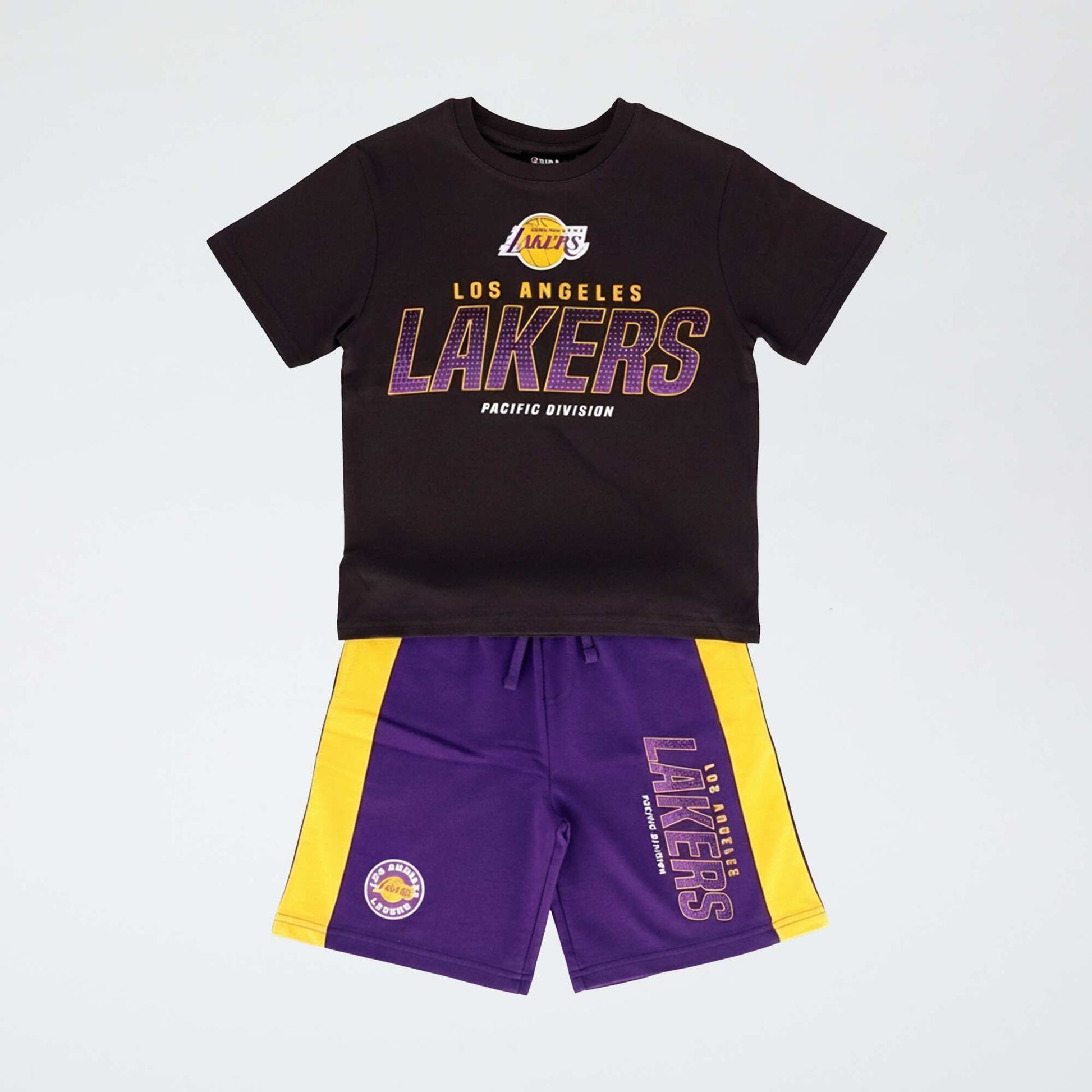 NBA 2-piece shorts and T-shirt set GREY