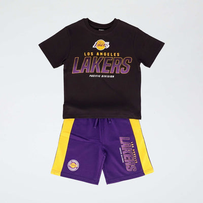 NBA 2-piece shorts and T-shirt set GREY