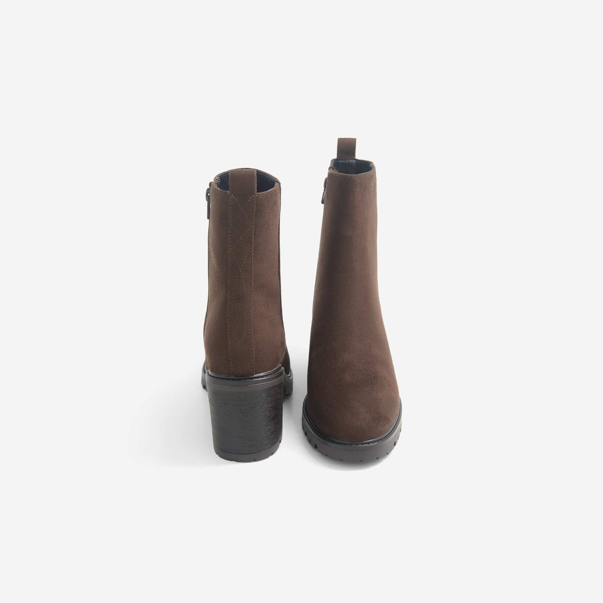 Heeled boots BROWN