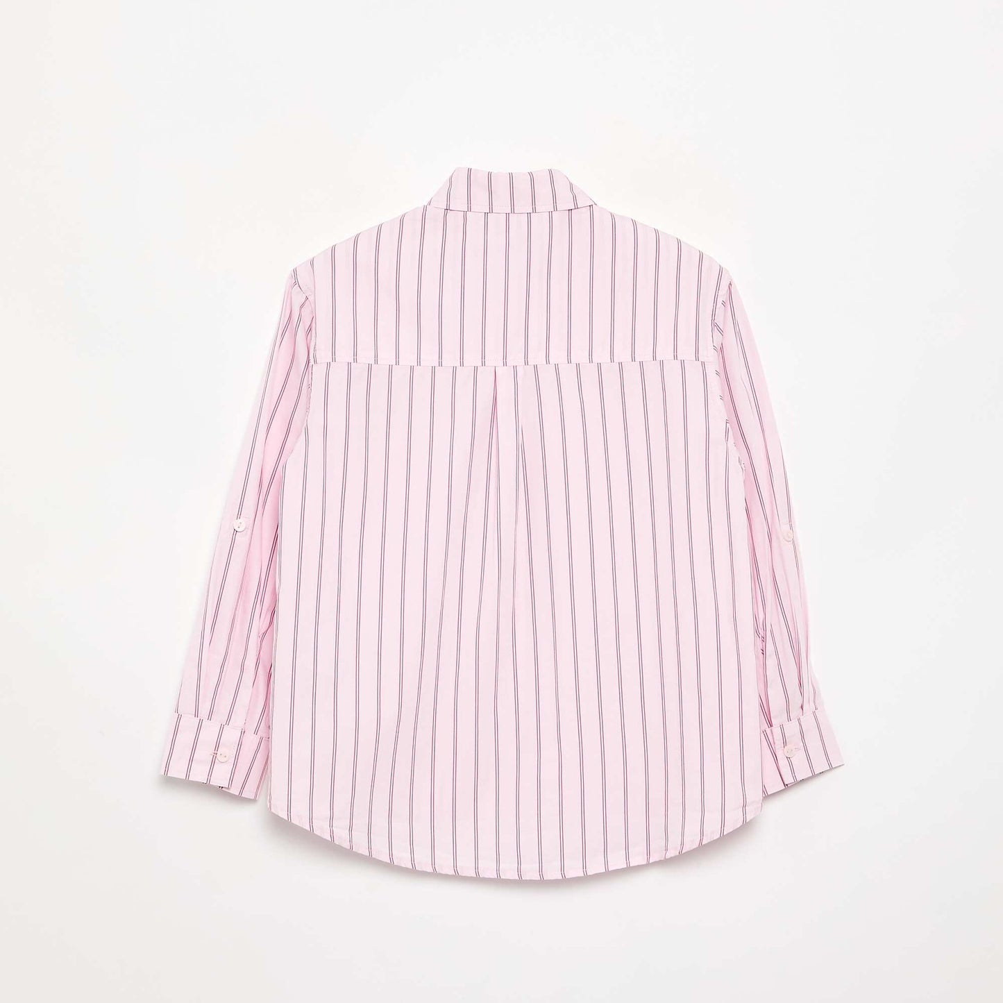 Long-sleeved cotton blouse PINK