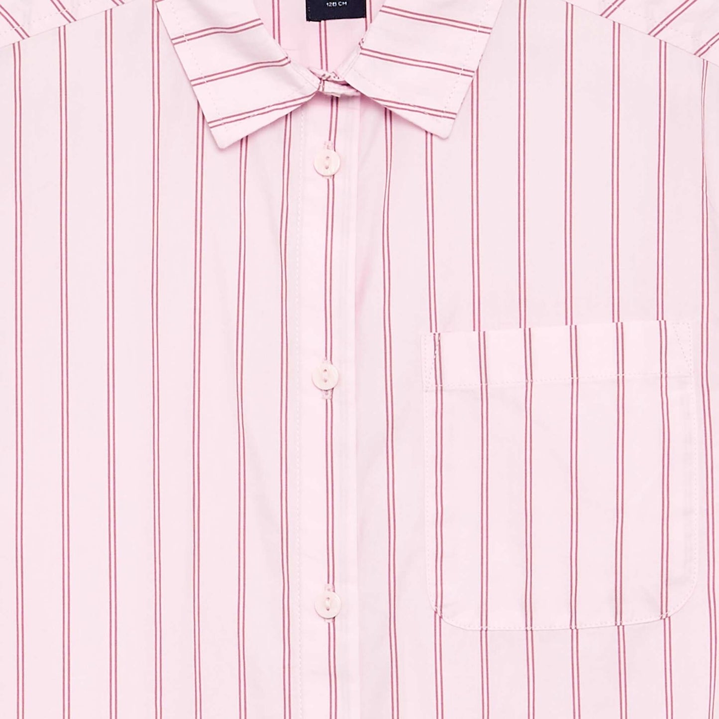 Long-sleeved cotton blouse PINK