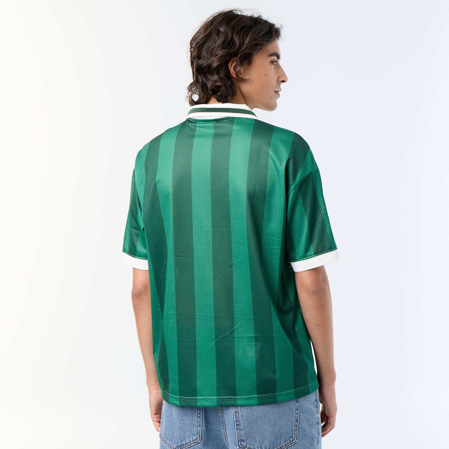 Sporty Polo Collar T-shirt GREEN