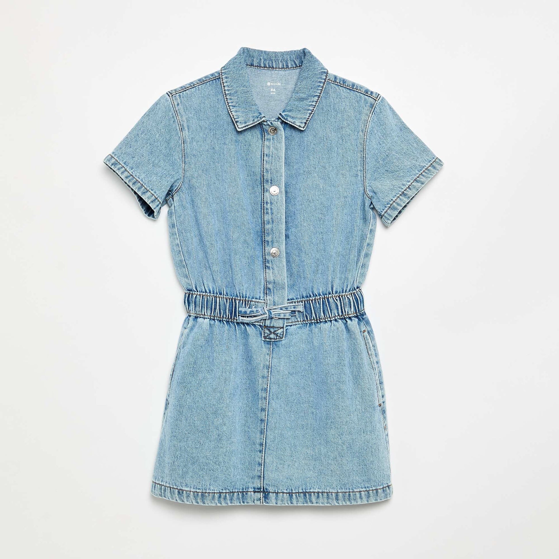 Denim shirt dress BLUE