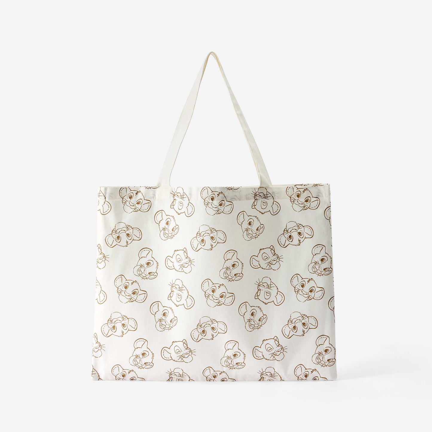 XL 'The Lion King' Disney Tote Bag BEIGE