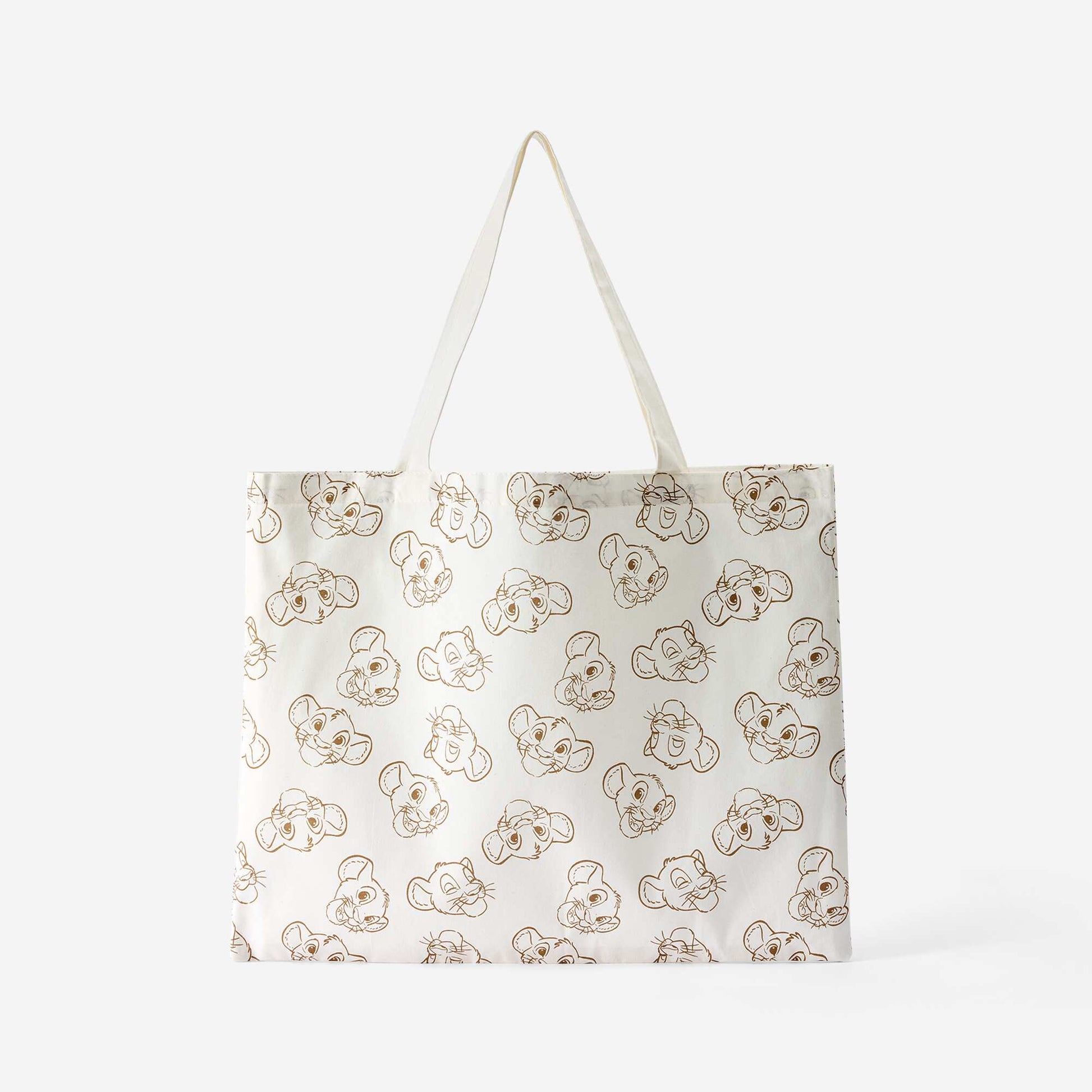 XL 'The Lion King' Disney Tote Bag BEIGE